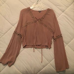 Long Sleeve Pink Top